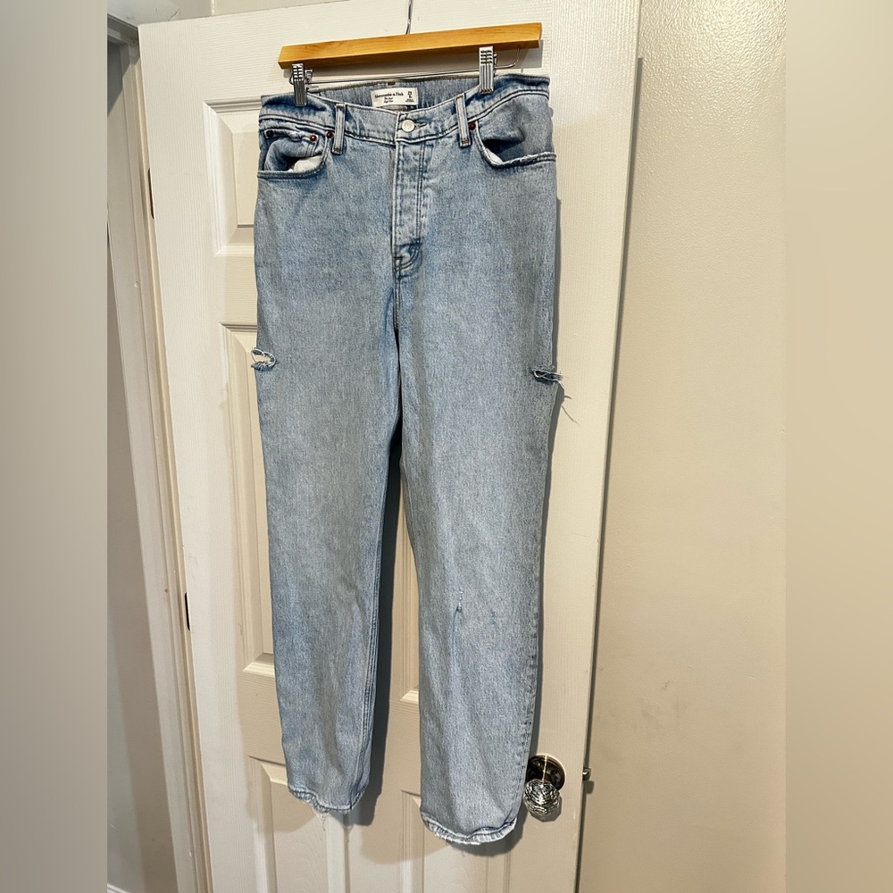 Abercrombie High Rise Dad Jean